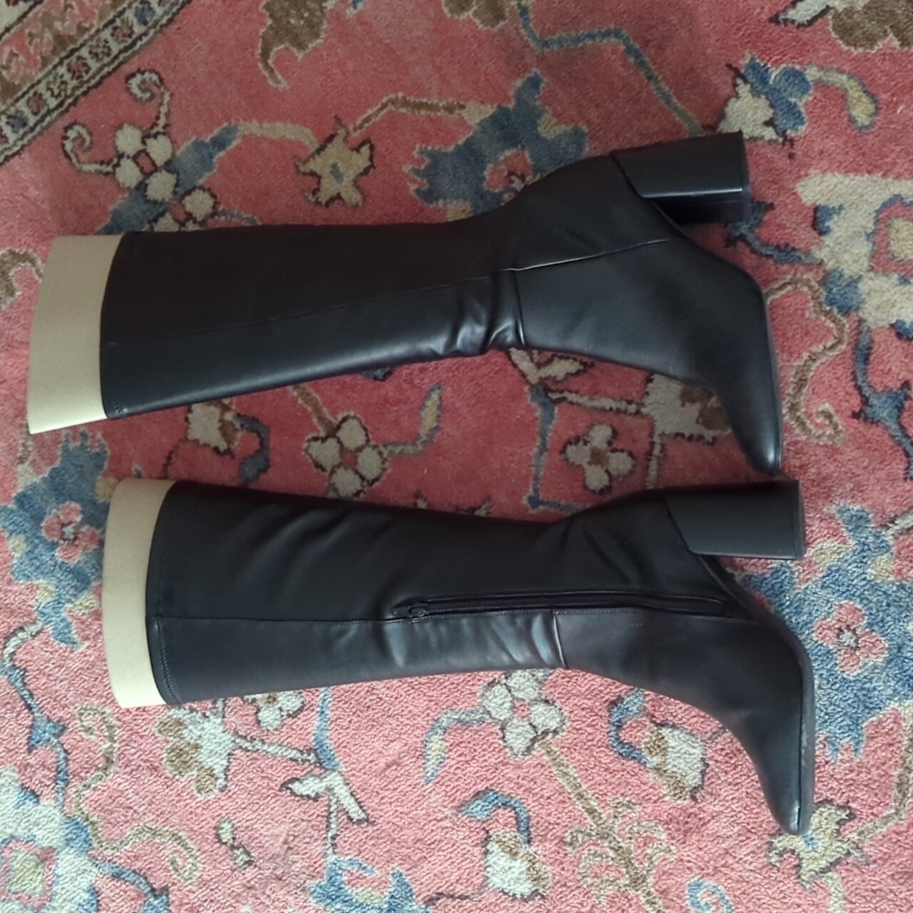 EUC Steve Madden block heel boots
